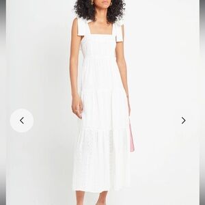 O.p.t White Eyelet Maxi Dress